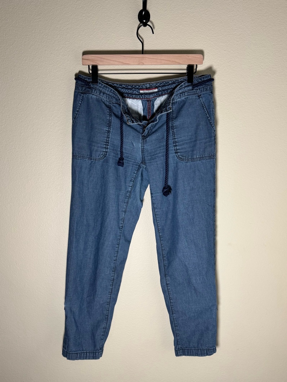 Tommy Hilfiger Light Blue Boyfriend Denim Joggers